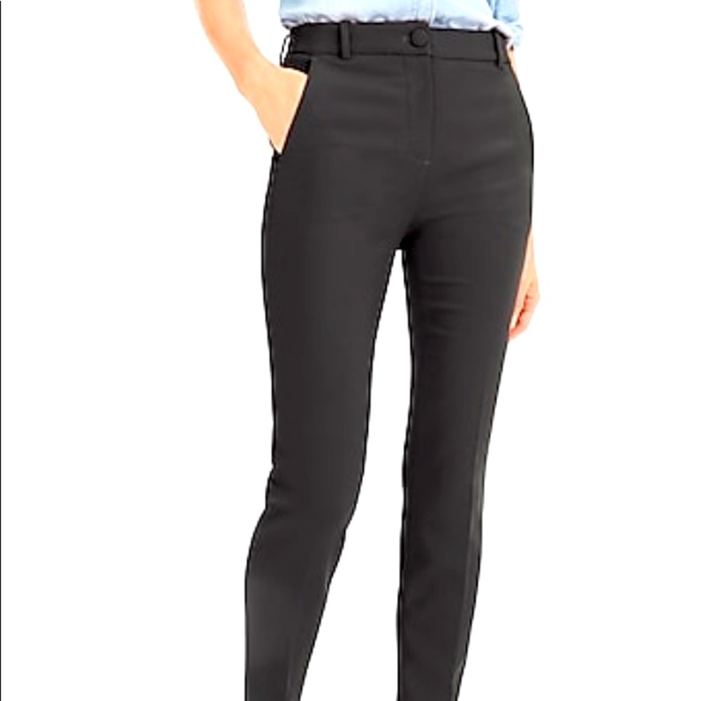 Black J Crew High Rise Cameron Pant